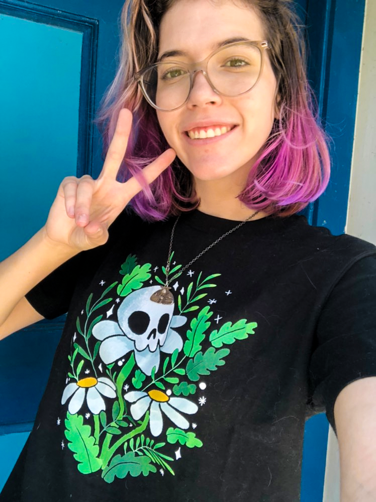 Skull and Flowers T-Shirt