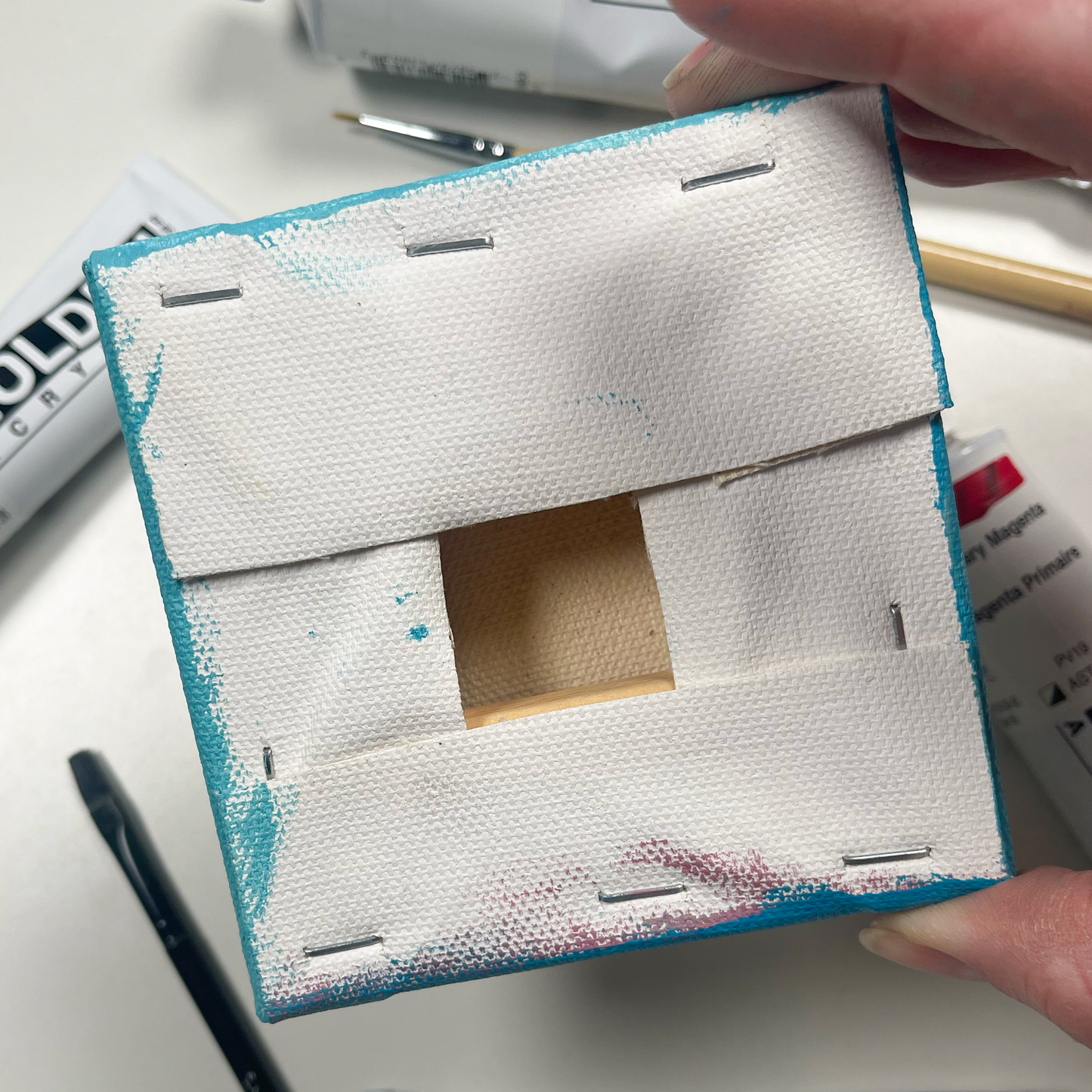 *ORIGINAL* Cowboy Frog Painting