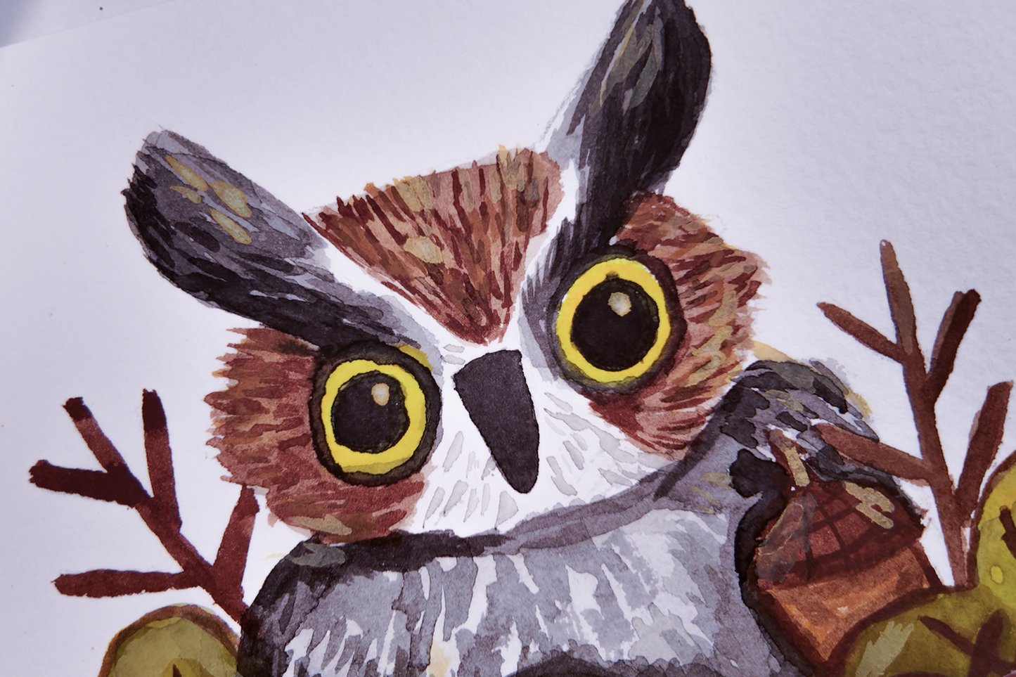 Owl ORIGINAL PAINTING