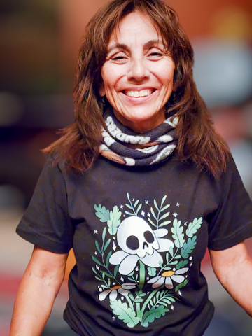 Skull and Flowers T-Shirt