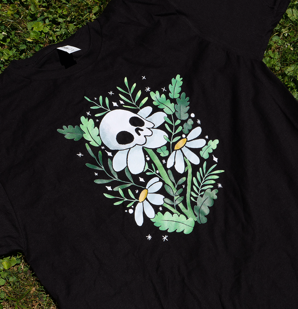Skull and Flowers T-Shirt