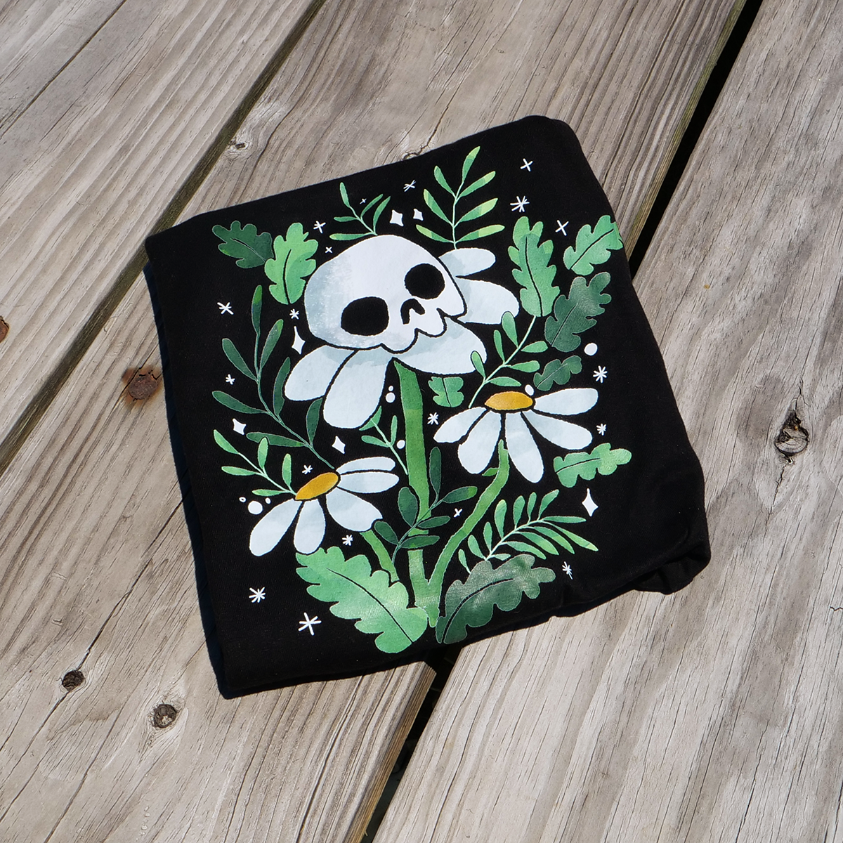 Skull and Flowers T-Shirt