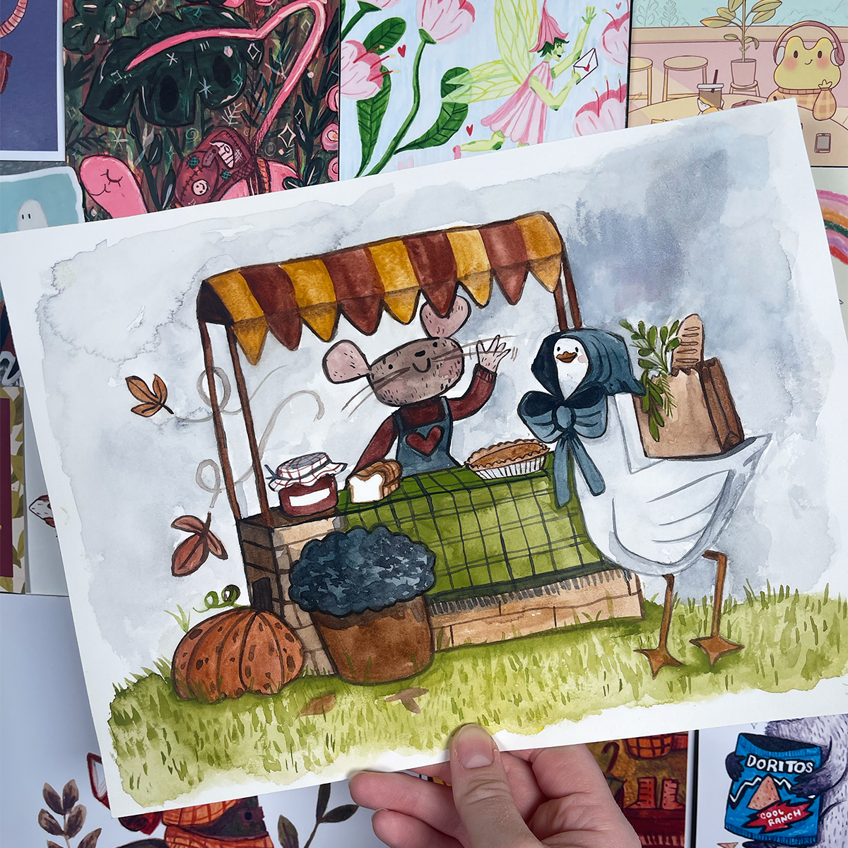 Farmers Market ORIGINAL PAINTING