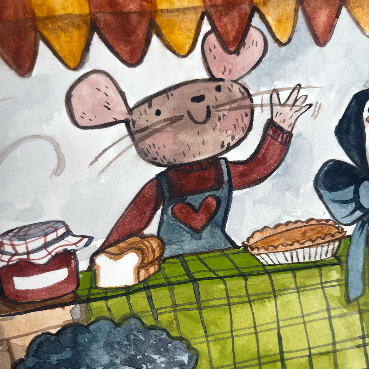 Farmers Market ORIGINAL PAINTING