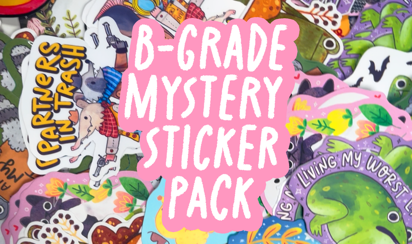 B-Grade Mystery Sticker Pack