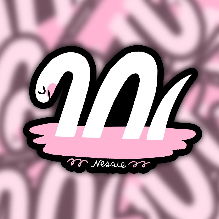 Nessie Sticker