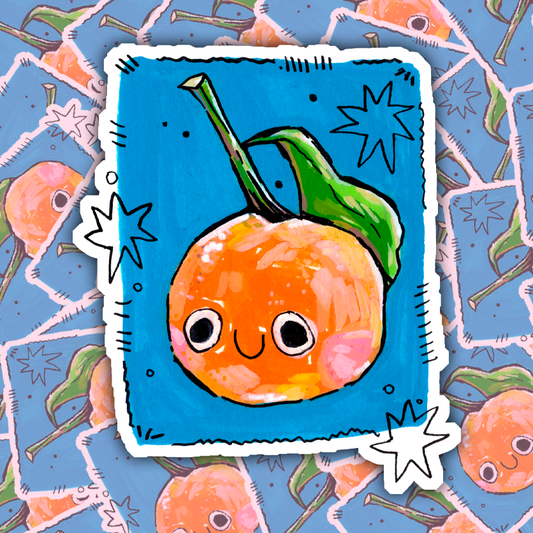 Orange Sticker