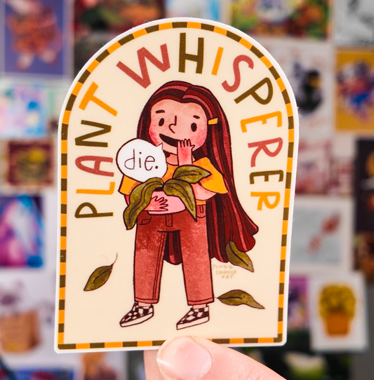 Plant Whisperer Sticker