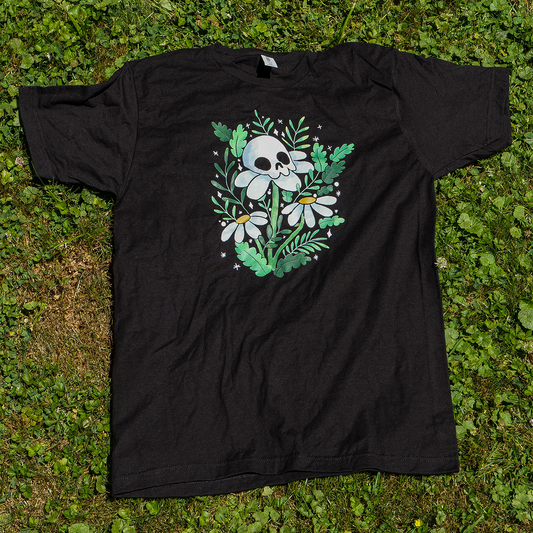 Skull and Flowers T-Shirt