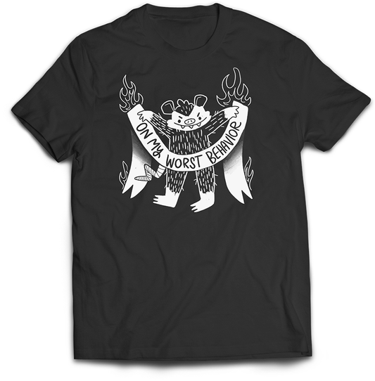 Worst Behavior Opossum T-Shirt
